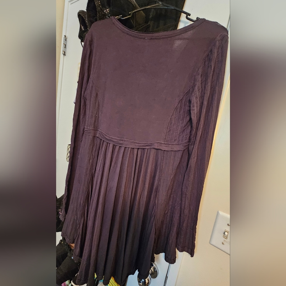 EUC! Free People Black Tunic Top - Medium - Picture 4 of 4